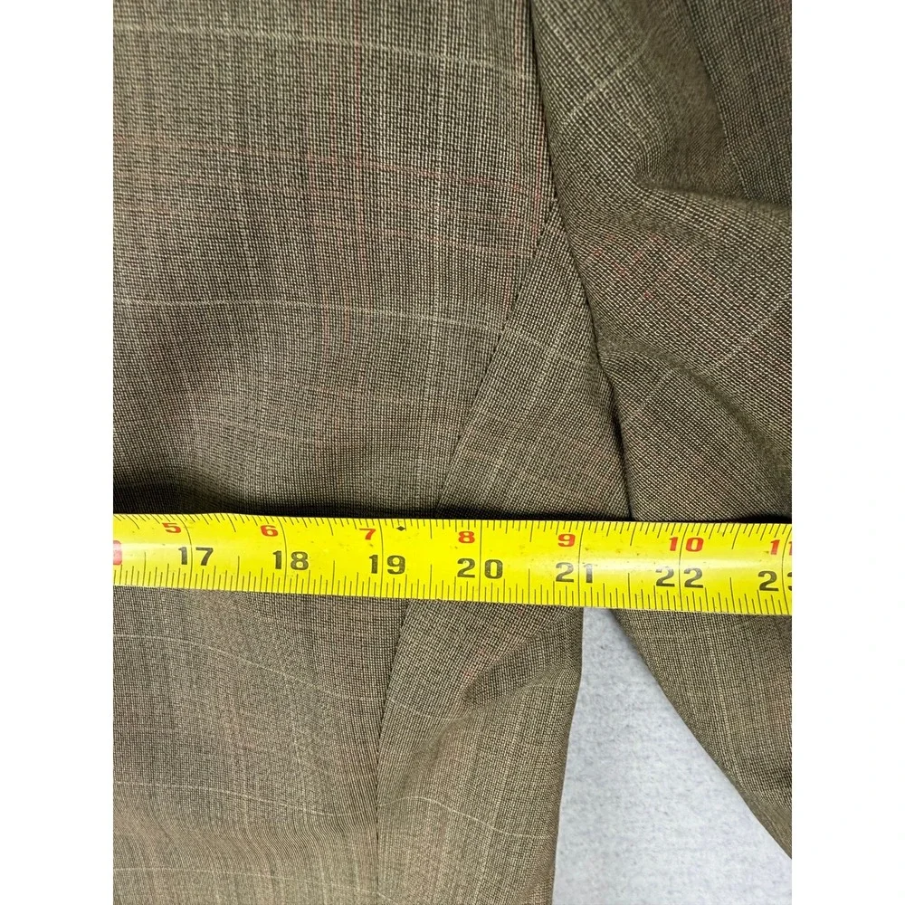 Ermenegildo Zegna Neiman Marcus Blazer Mens Olive Brown Super 100s Wool 3-Button